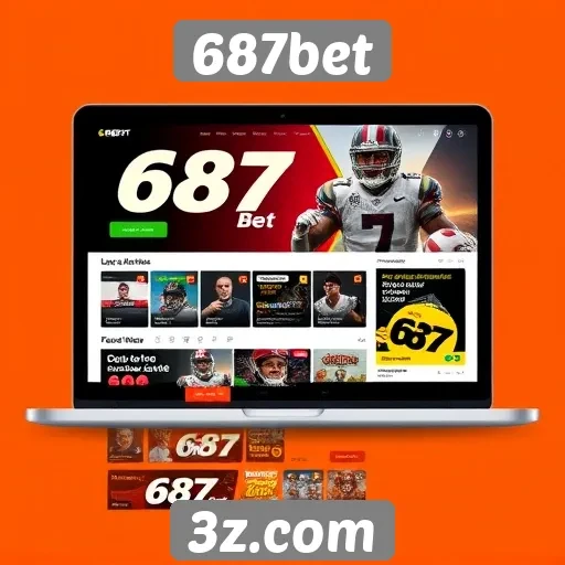 Análise da interface do usuário do site 687bet